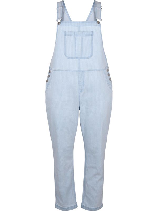 Zizzi Zizzi Kavbojke z naramnicami  moder denim