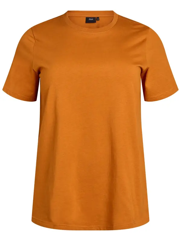 Zizzi Zizzi Majica 'Charlin'  temno oranžna