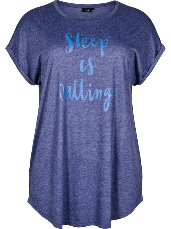 Zizzi Zizzi Majica 'Malis'  modra / temno modra