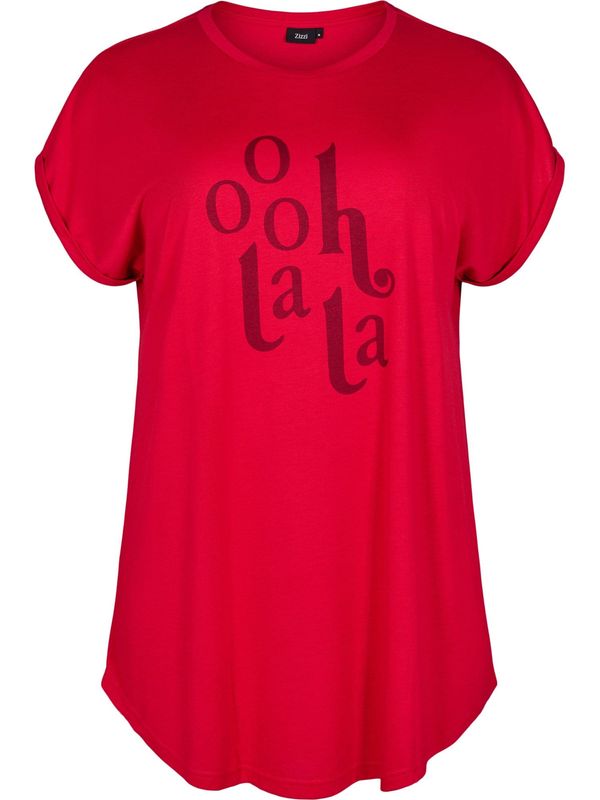 Zizzi Zizzi Majica 'Malis'  rdeča