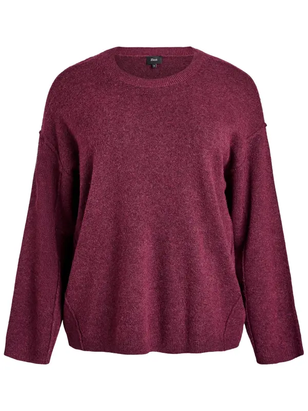 Zizzi Zizzi Majica 'Mvista'  bordo