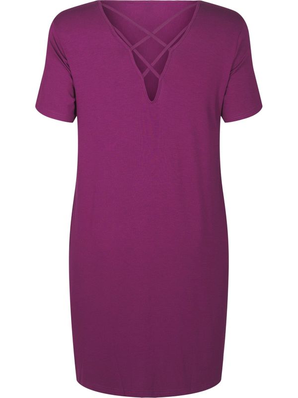 Zizzi Zizzi Obleka 'CASSY'  temno liila