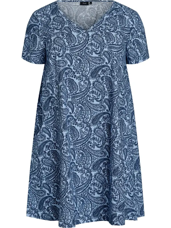 Zizzi Zizzi Obleka 'Jeasy'  modra / temno modra