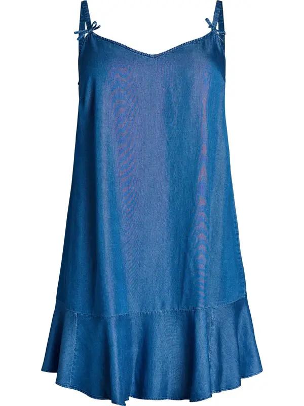 Zizzi Zizzi Poletna obleka 'Vmille'  moder denim