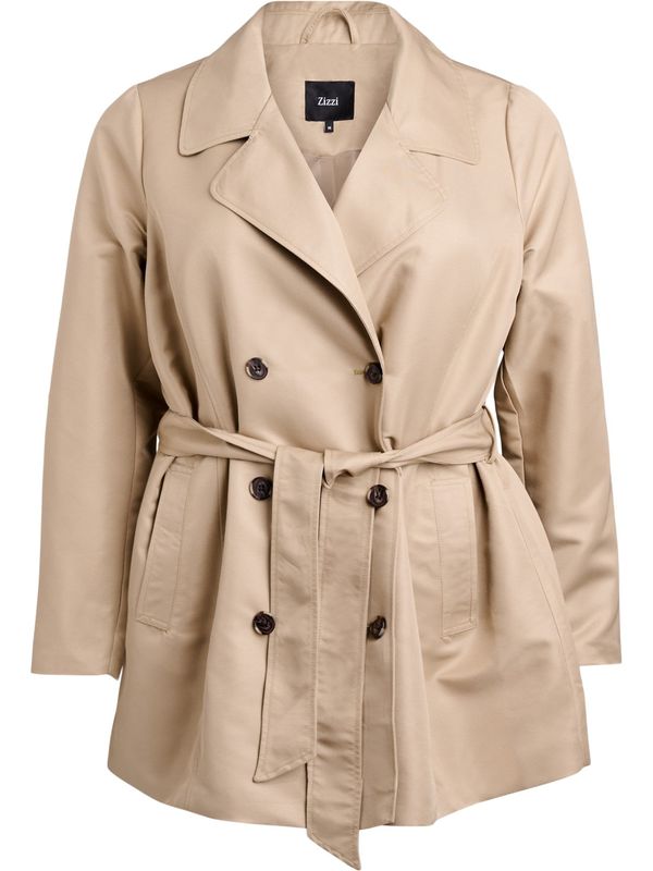 Zizzi Zizzi Prehoden plašč 'Caselin'  bež