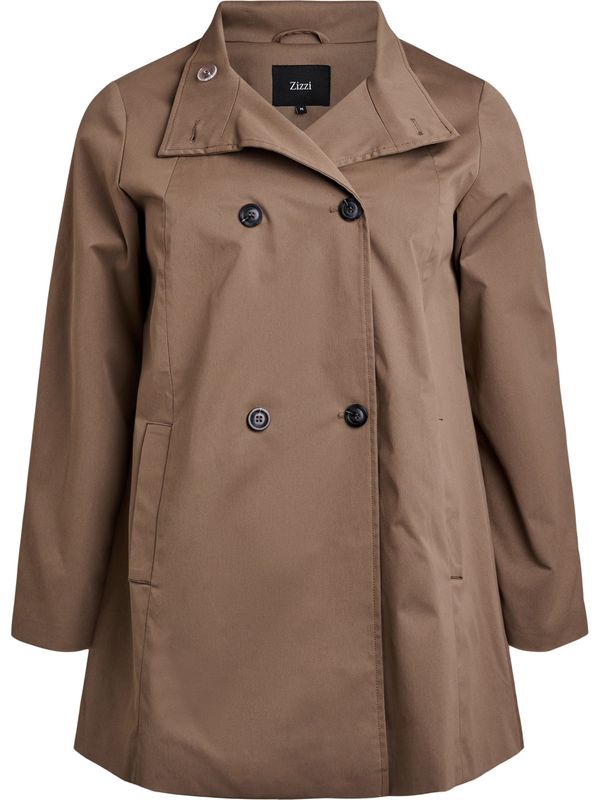 Zizzi Zizzi Prehoden plašč 'Cavalencia'  čokolada