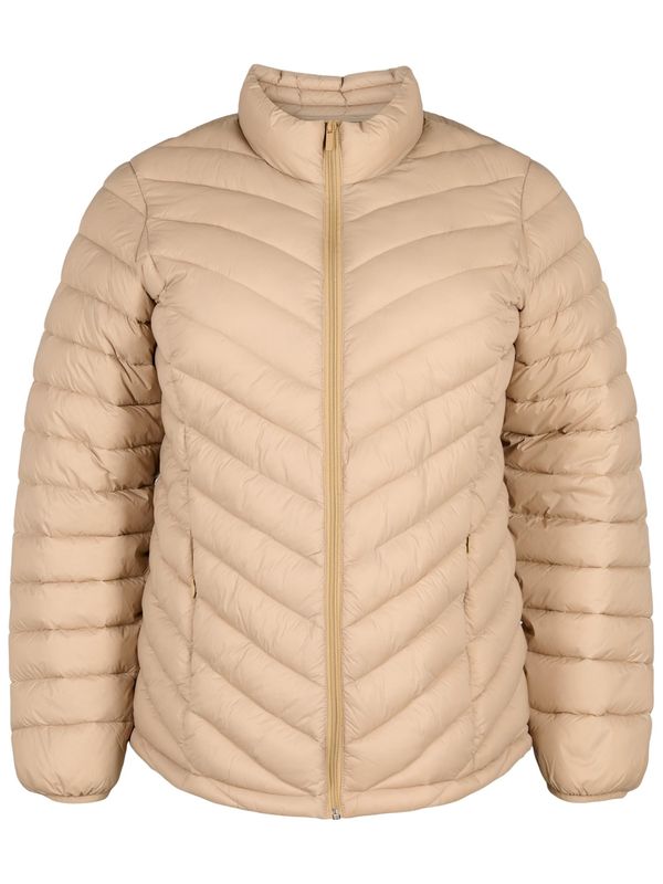 Zizzi Zizzi Prehodna jakna 'Casally'  svetlo rjava