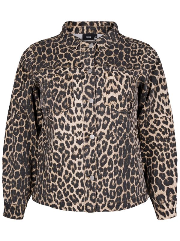 Zizzi Zizzi Prehodna jakna 'Jleona'  kapučino / črna