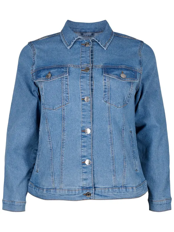 Zizzi Zizzi Prehodna jakna 'Nina'  moder denim