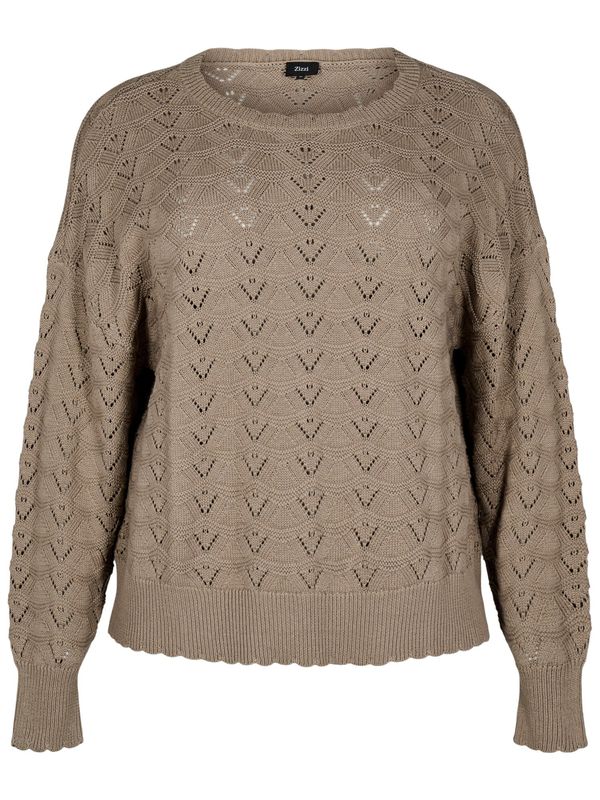 Zizzi Zizzi Pulover 'CAEMMI'  temno siva