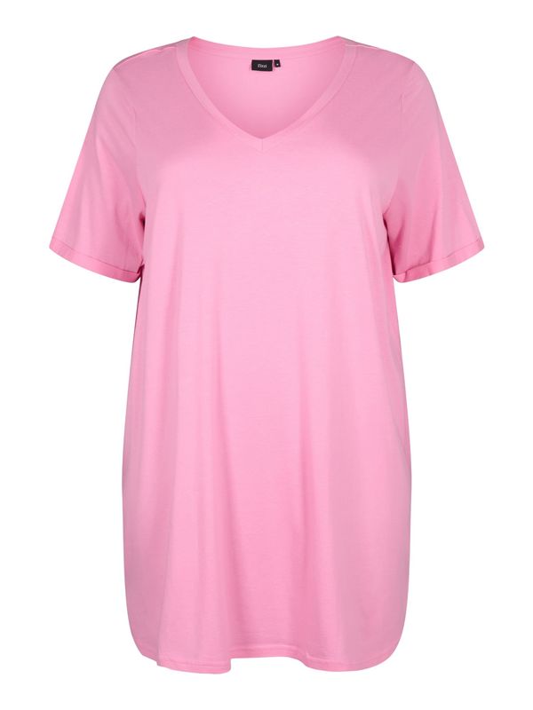 Zizzi Zizzi Široka majica 'CHIARA'  svetlo roza