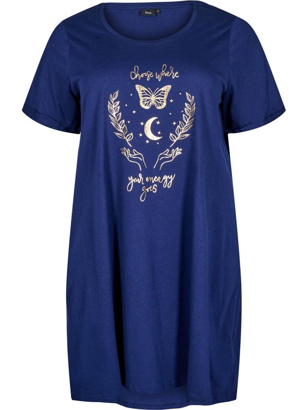 Zizzi Zizzi Spalna srajca 'MALLY'  indigo