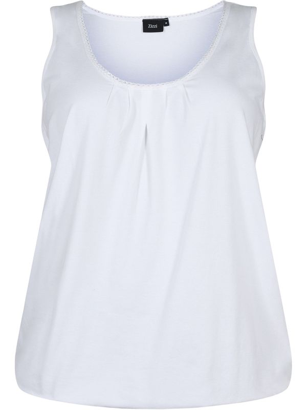 Zizzi Zizzi Top 'Polly'  off-bela