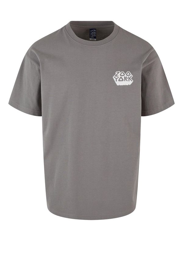 ZOO YORK ZOO YORK Majica  siva / bela