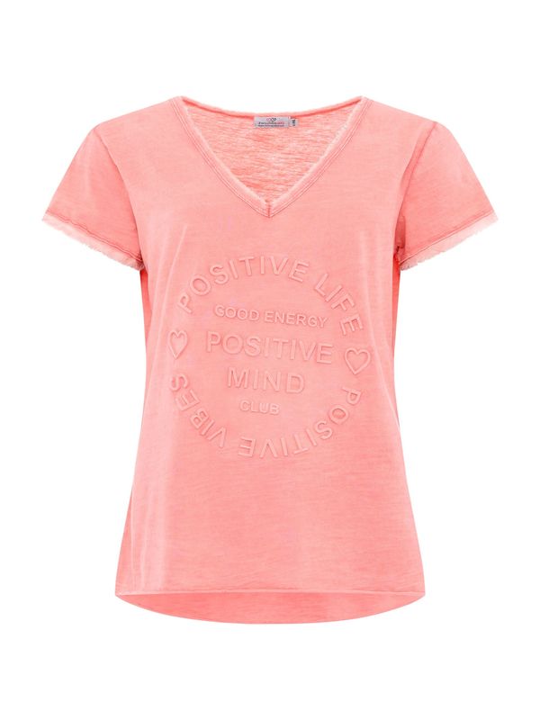 Zwillingsherz Zwillingsherz Majica 'Positive Mind'  losos