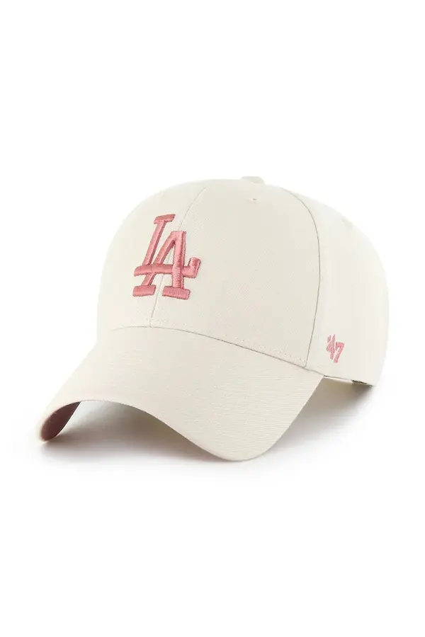 47 brand 47 brand Bombažna bejzbolska kapa 47 brand MLB Los Angeles Dodgers