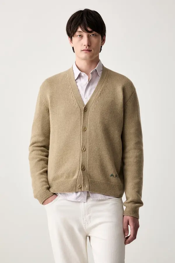 A.P.C. A.P.C. kardigan moški volnen kevin