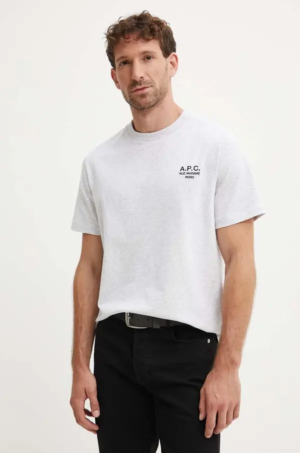 A.P.C. A.P.C. kratka majica bombažna t-shirt standard rue madame GOTS
