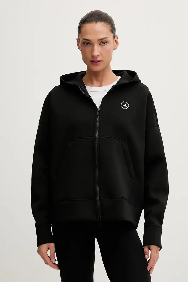 adidas by Stella McCartney adidas by Stella McCartney pulover s kapuco ženski