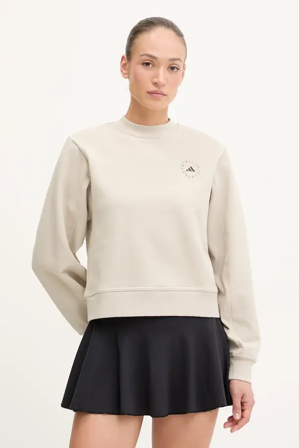 adidas by Stella McCartney adidas by Stella McCartney pulover ženski bombažen