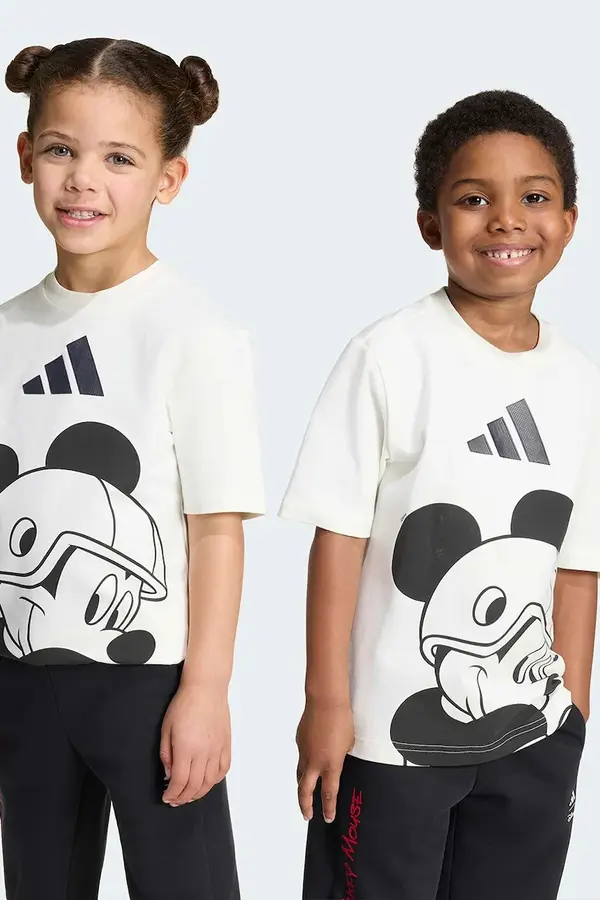 adidas adidas kratka majica otroška bombažna z elastanom DISNEY MICKEY MOUSE