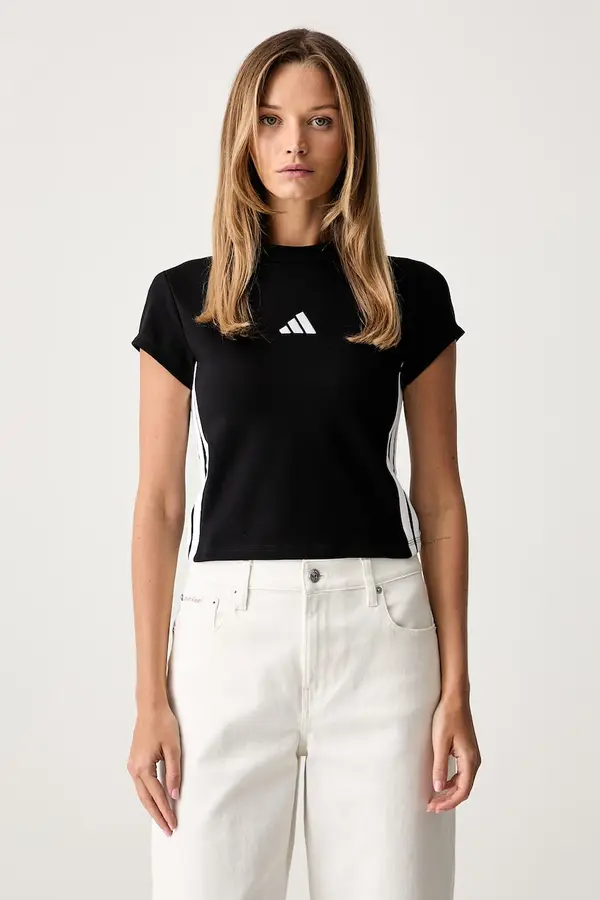adidas adidas kratka majica ženska bombažna z elastanom Essentials