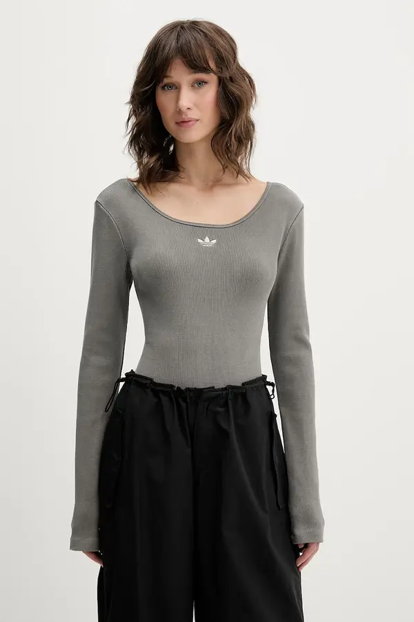 adidas Originals adidas Originals body žensko bombažno z elastanom