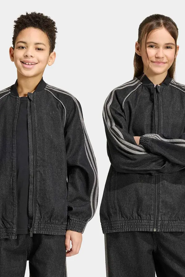 adidas Originals adidas Originals jeans jakna otroška bombažna