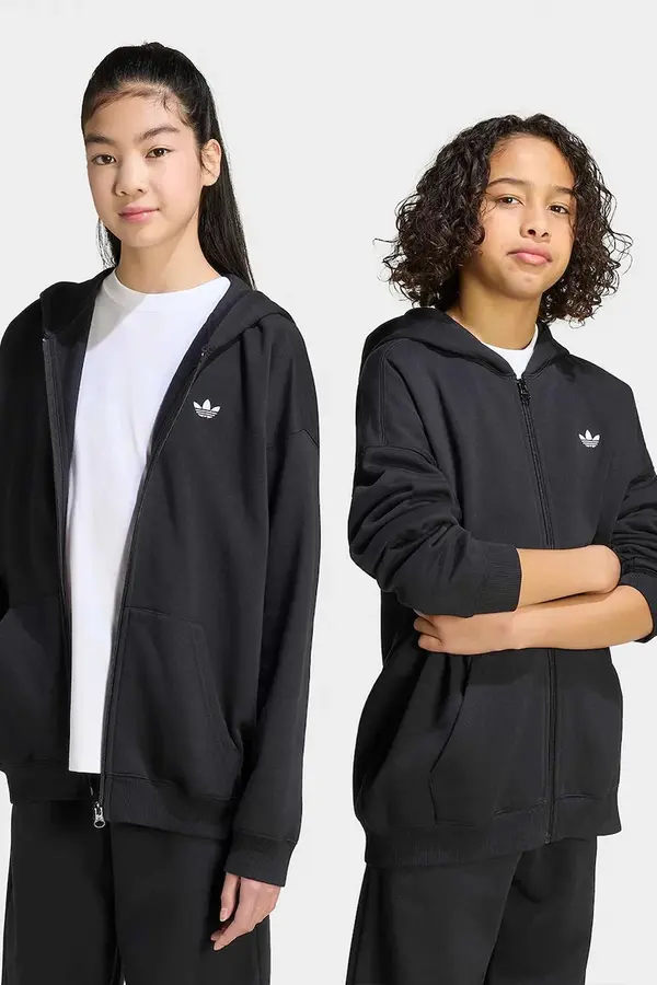 adidas Originals adidas Originals jopica s kapuco otroška z bombažem