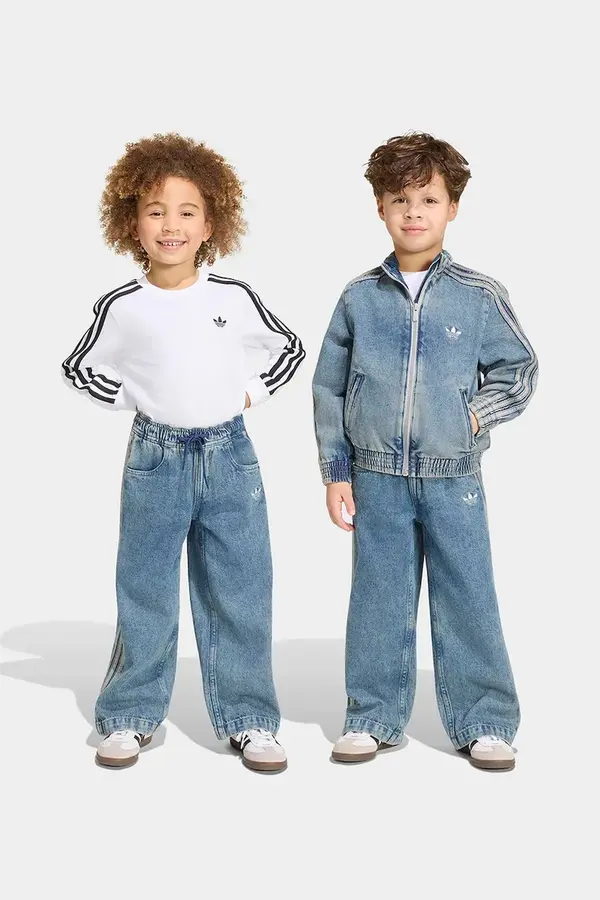 adidas Originals adidas Originals kavbojke s širokimi hlačnicami otroške