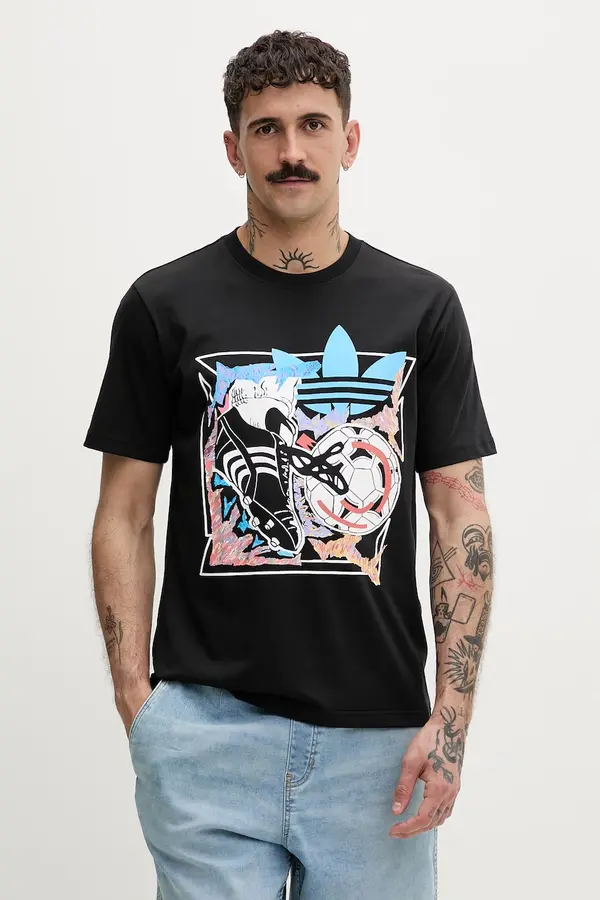 adidas Originals adidas Originals kratka majica moška bombažna Anime