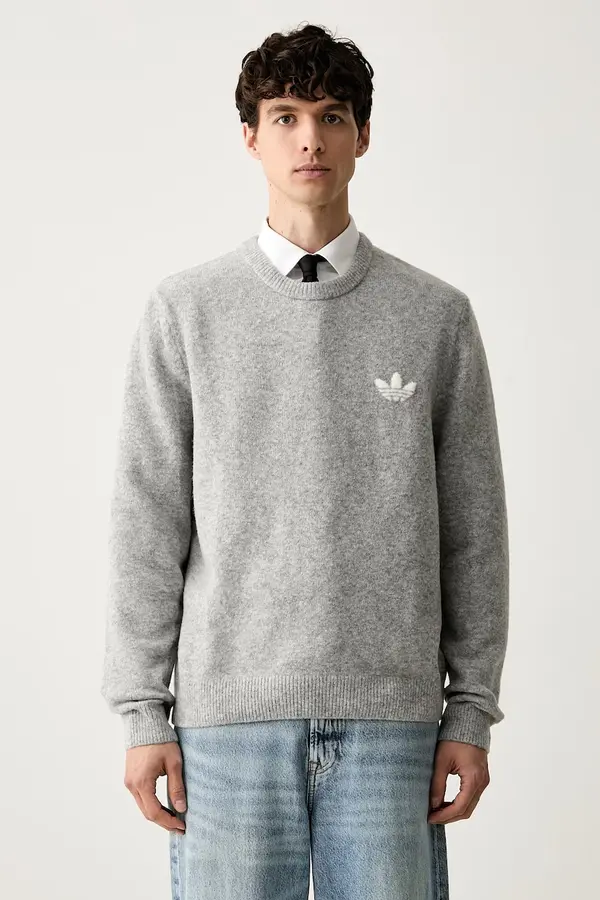 adidas Originals adidas Originals pulover moški z volno Trefoil Essentials