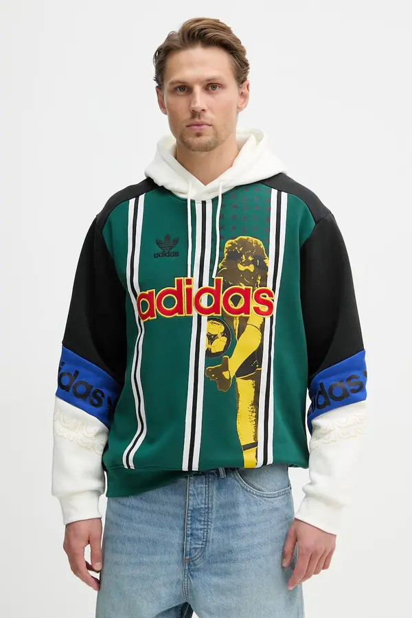 adidas Originals adidas Originals pulover s kapuco moški z bombažem
