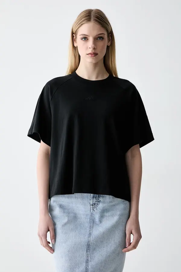adidas adidas oversize kratka majica ženska bombažna