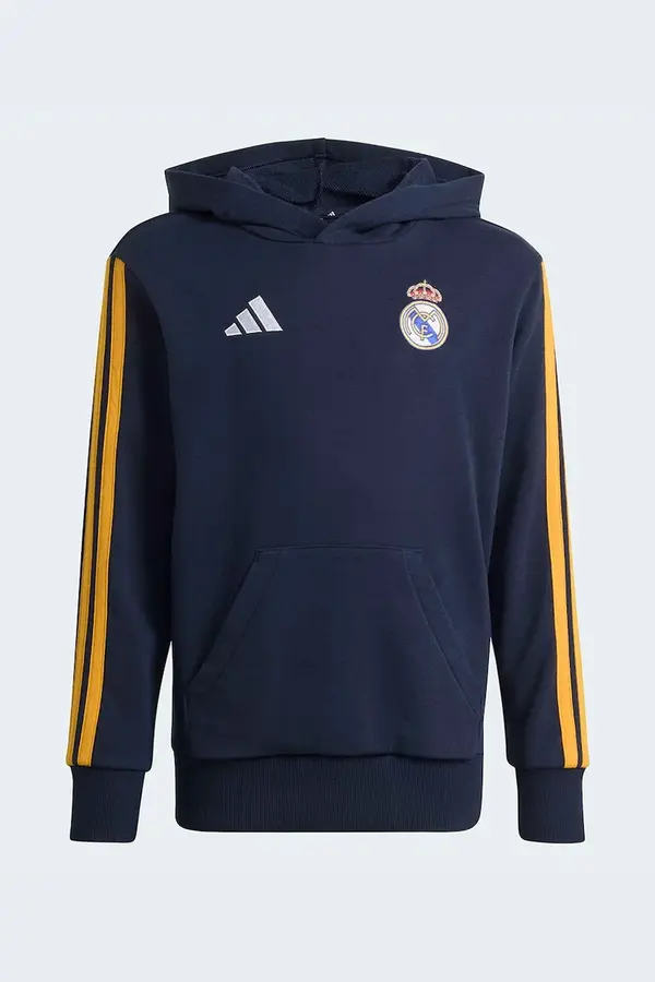 adidas Performance adidas Performance pulover s kapuco otroški z bombažem REAL MADRID