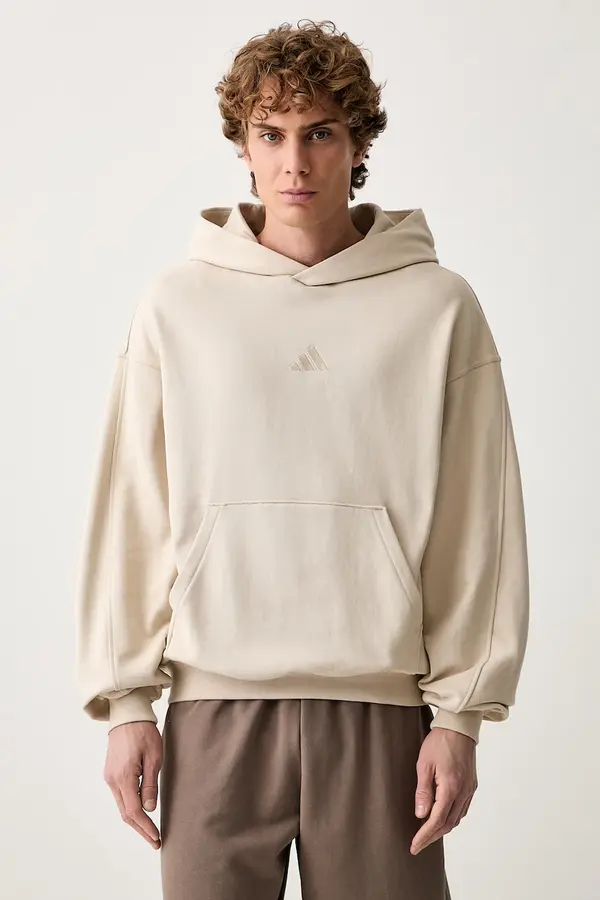 adidas adidas pulover s kapuco moški bombažen
