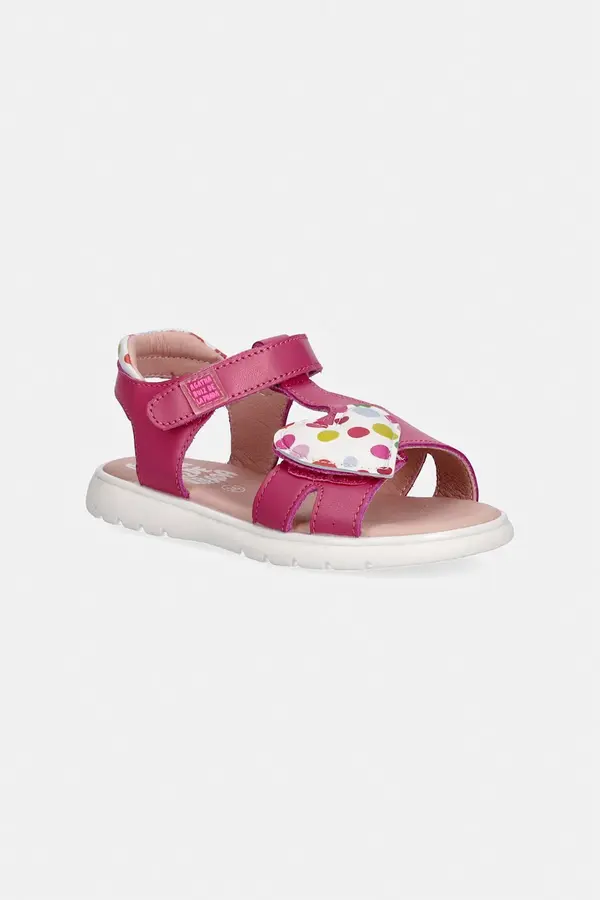 Agatha Ruiz de la Prada Agatha Ruiz de la Prada otroški usnjeni sandali