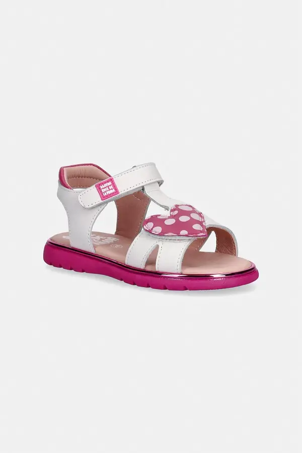Agatha Ruiz de la Prada Agatha Ruiz de la Prada otroški usnjeni sandali