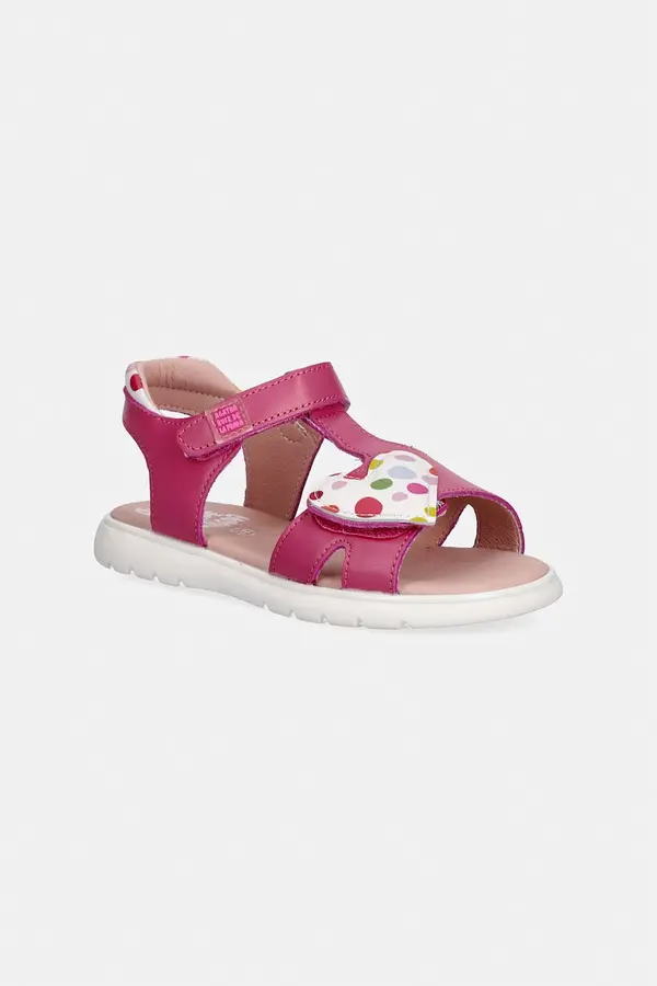 Agatha Ruiz de la Prada Agatha Ruiz de la Prada sandali otroški usnjeni