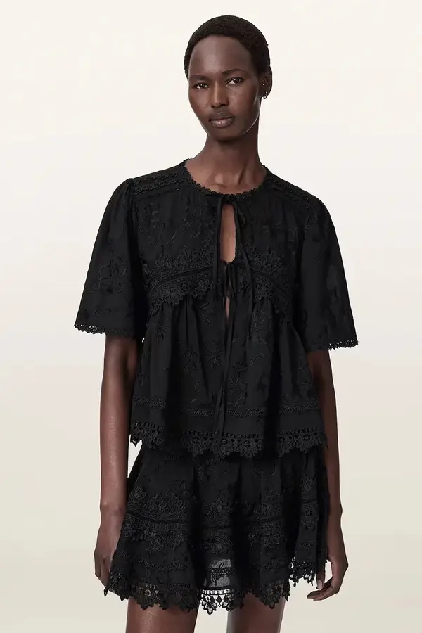 AllSaints AllSaints bluza ženska bombažna LILLITH