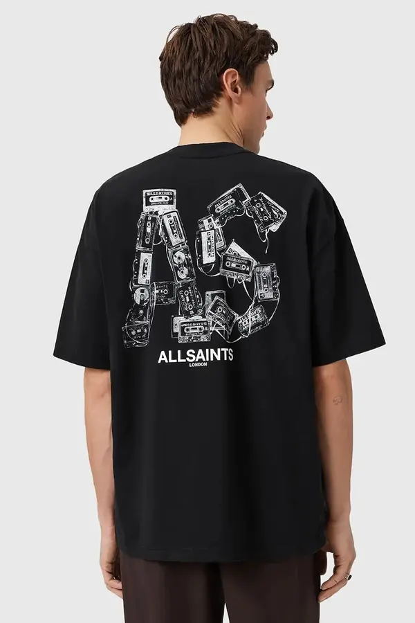 AllSaints AllSaints Bombažna kratka majica AllSaints MIXTAPE