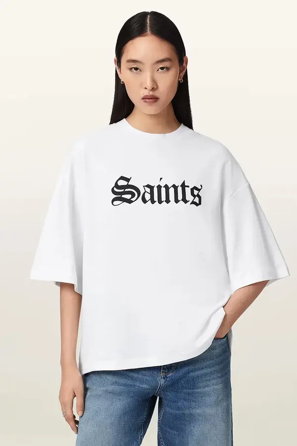 AllSaints AllSaints Bombažna kratka majica AllSaints SAINT