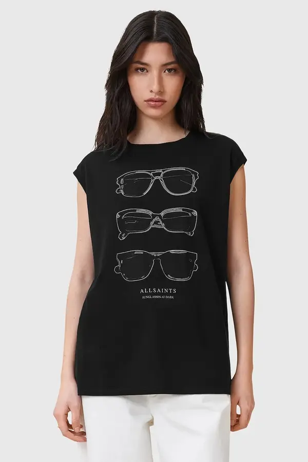 AllSaints AllSaints Bombažna majica AllSaints SUNNIES