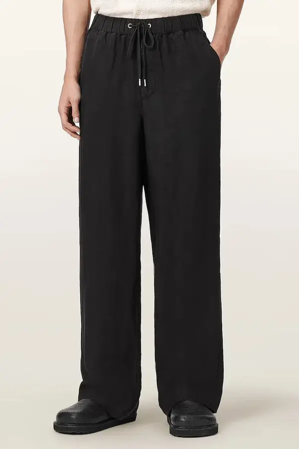 AllSaints AllSaints hlače moške lanene SHARP