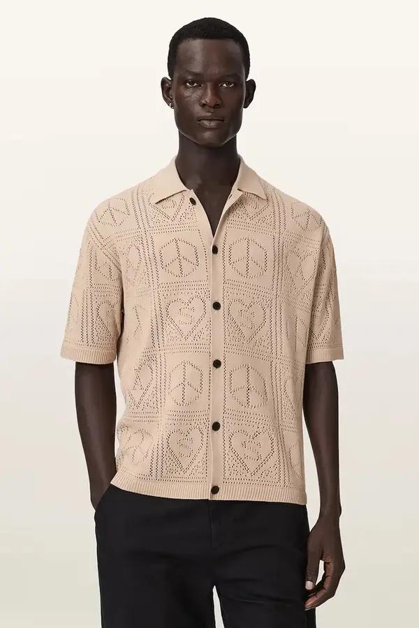 AllSaints AllSaints kardigan moški bombažen ARKTX