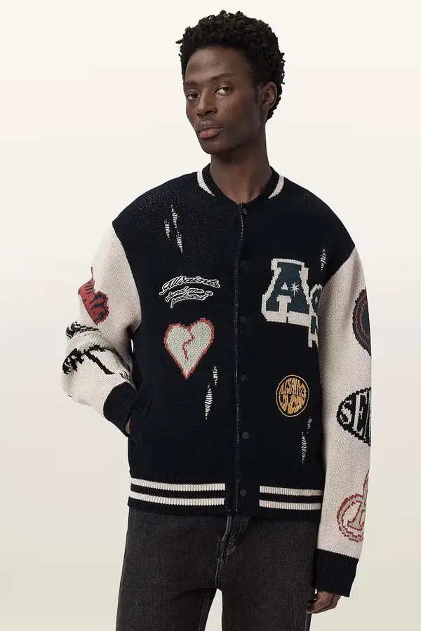AllSaints AllSaints kardigan moški bombažen CHASE