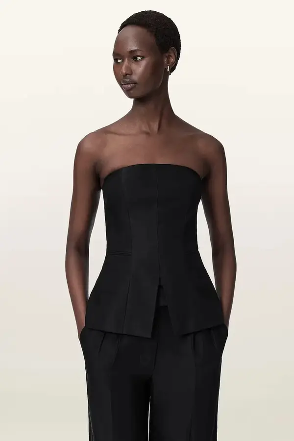 AllSaints AllSaints korzetna bluza ženska viskozna CHARLEY