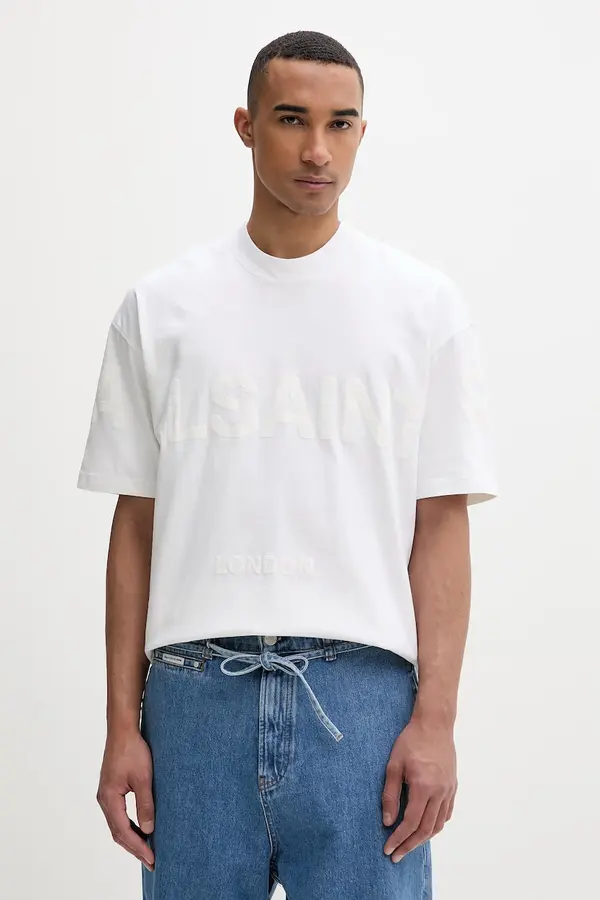 AllSaints AllSaints kratka majica moška bombažna BIGGY SS CREW