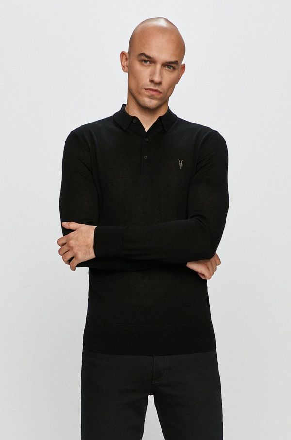 AllSaints AllSaints longsleeve Mode Merino LS Polo