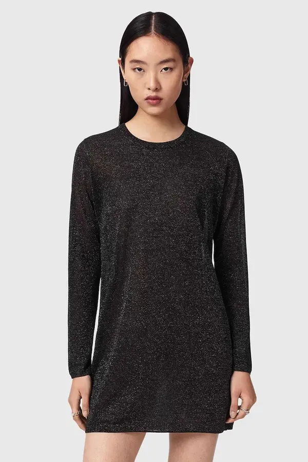 AllSaints AllSaints obleka z viskozo TILLII